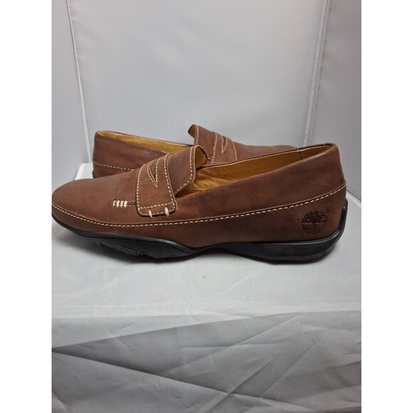 TIMBERLAND Smart Comfort Men\'s Brown Leather Penny Loafers Shoes Size 8.5 main image 10